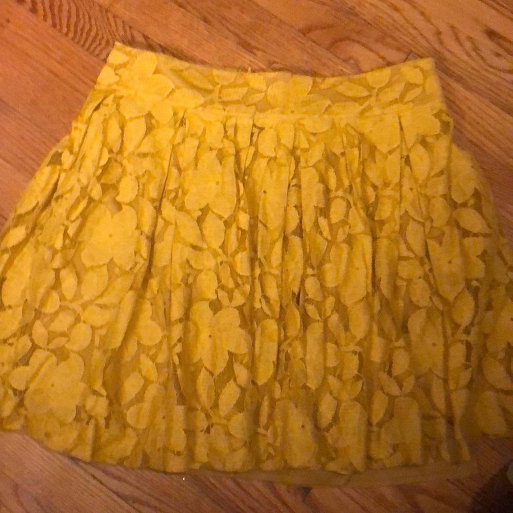 Ann Taylor loft marigold skirt